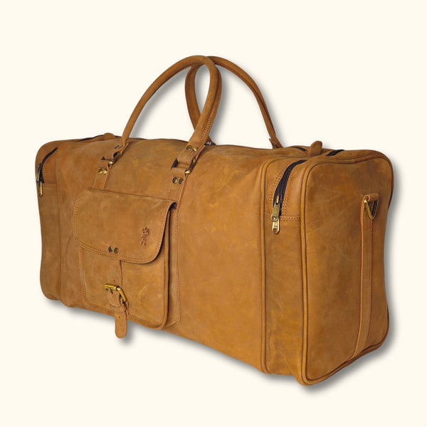 The Wishing Well - Buffalo Leather Duffel Bag