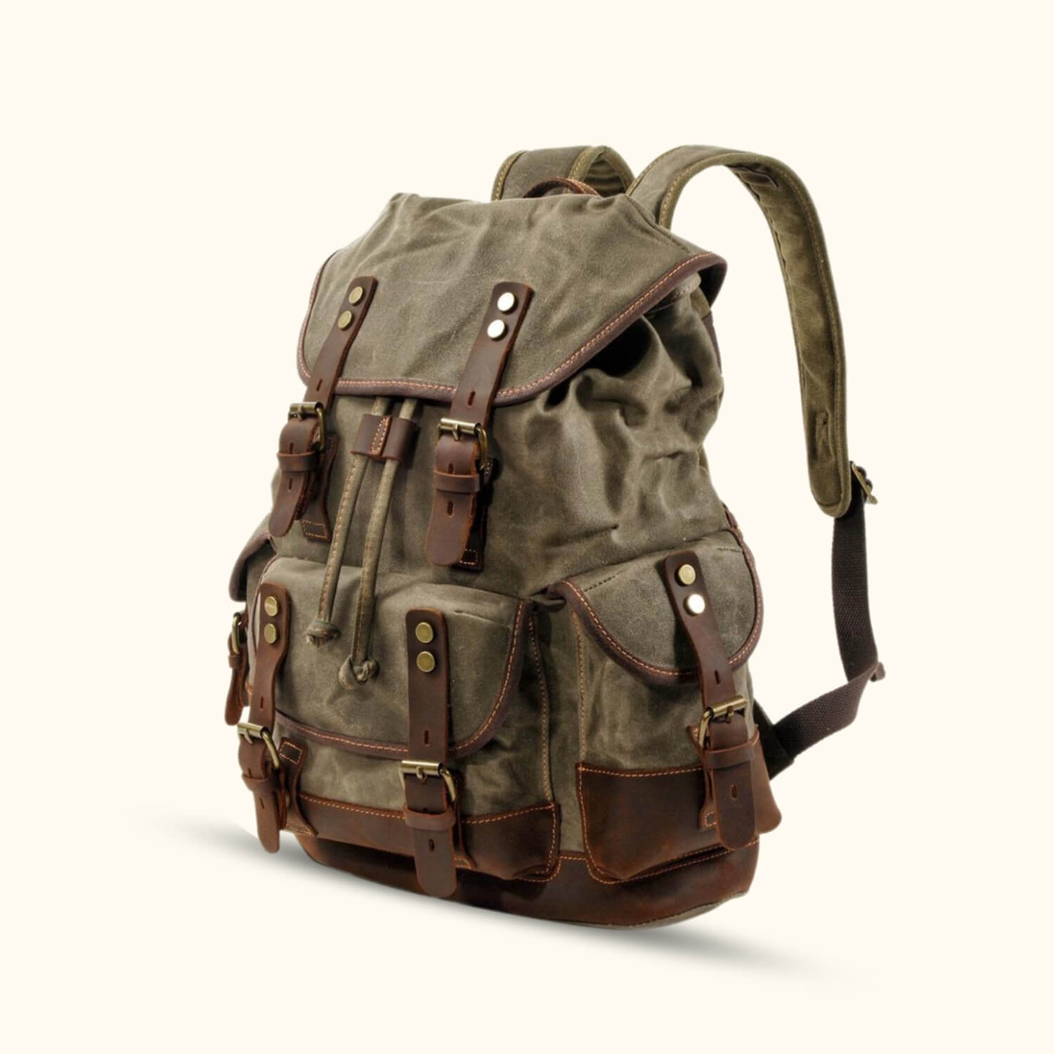 The Heritage - Vintage Canvas Backpack – Western Leather Goods