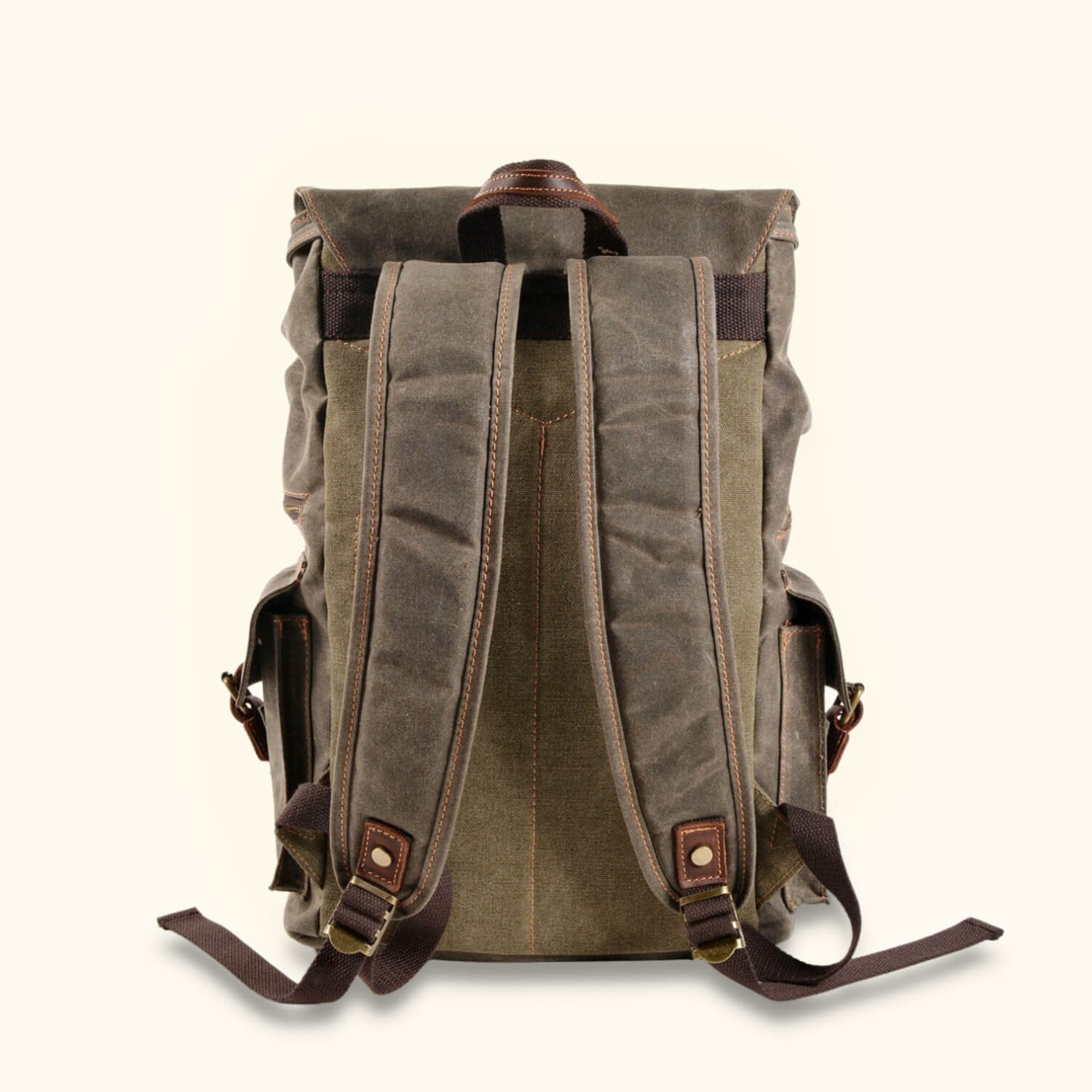 The Wanderlust" Canvas Travel Backpack: Vintage Style for Adventurous – Western Leather Goods