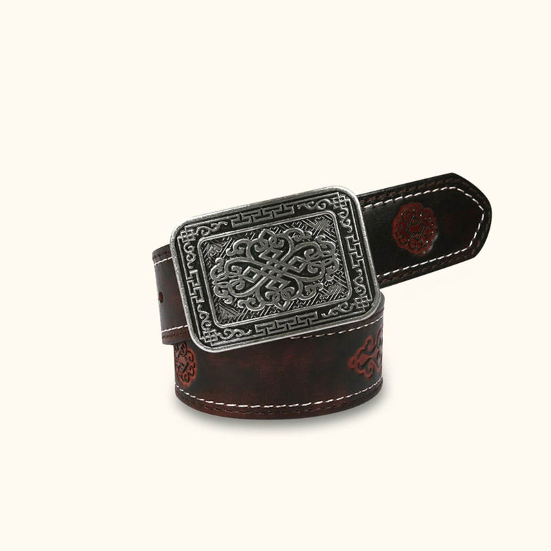 Western buckle belt