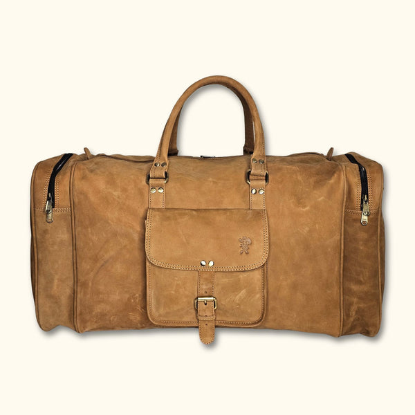 The Wishing Well - Buffalo Leather Duffel Bag