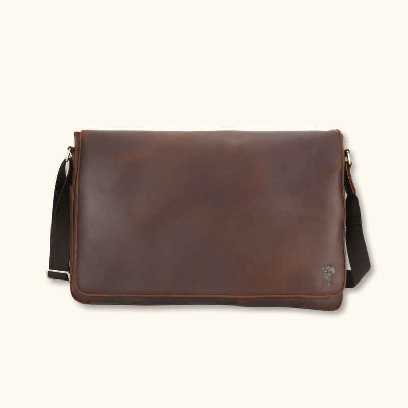 The Western Trailblazer - Leather Messenger Bag