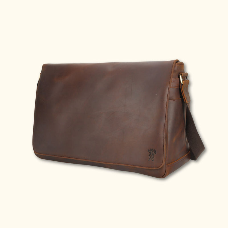 The Western Trailblazer - Leather Messenger Bag