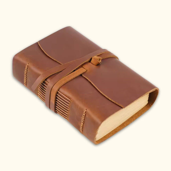 Rustler's Legacy Leather Journal in brown style