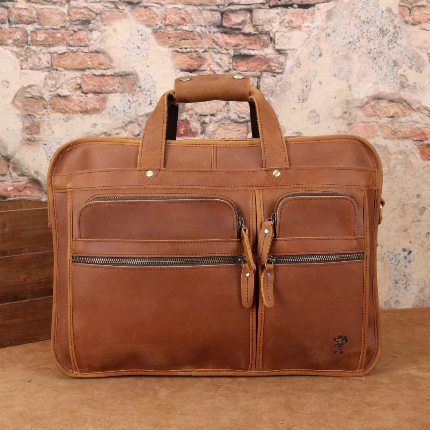 Beast of Burden Western Large Leather Briefcase Western Leather Goods