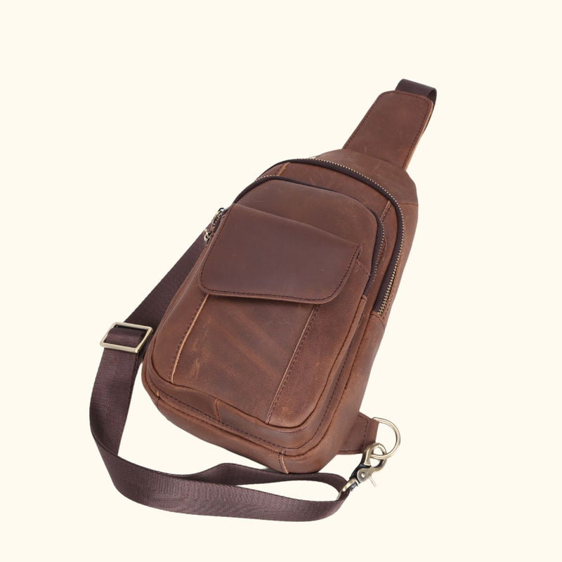 Leather crossbody bag - Spikes & Sparrow -